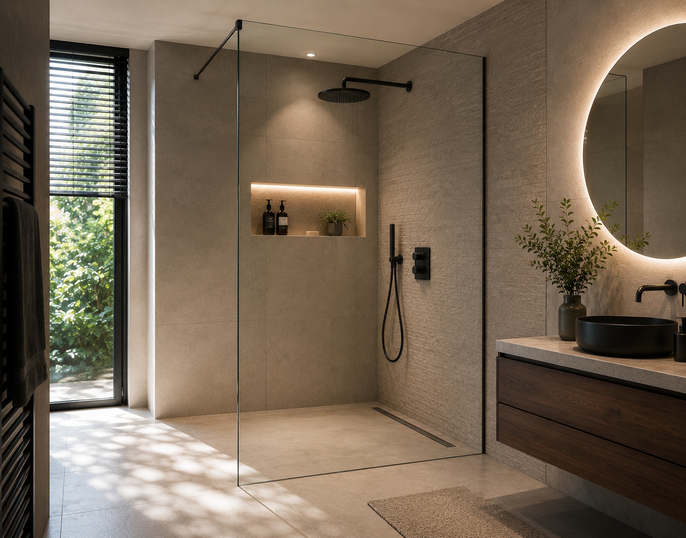 Inloopdouche badkamer
